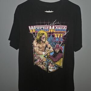 LG Black T‑shirt with White Logo Print